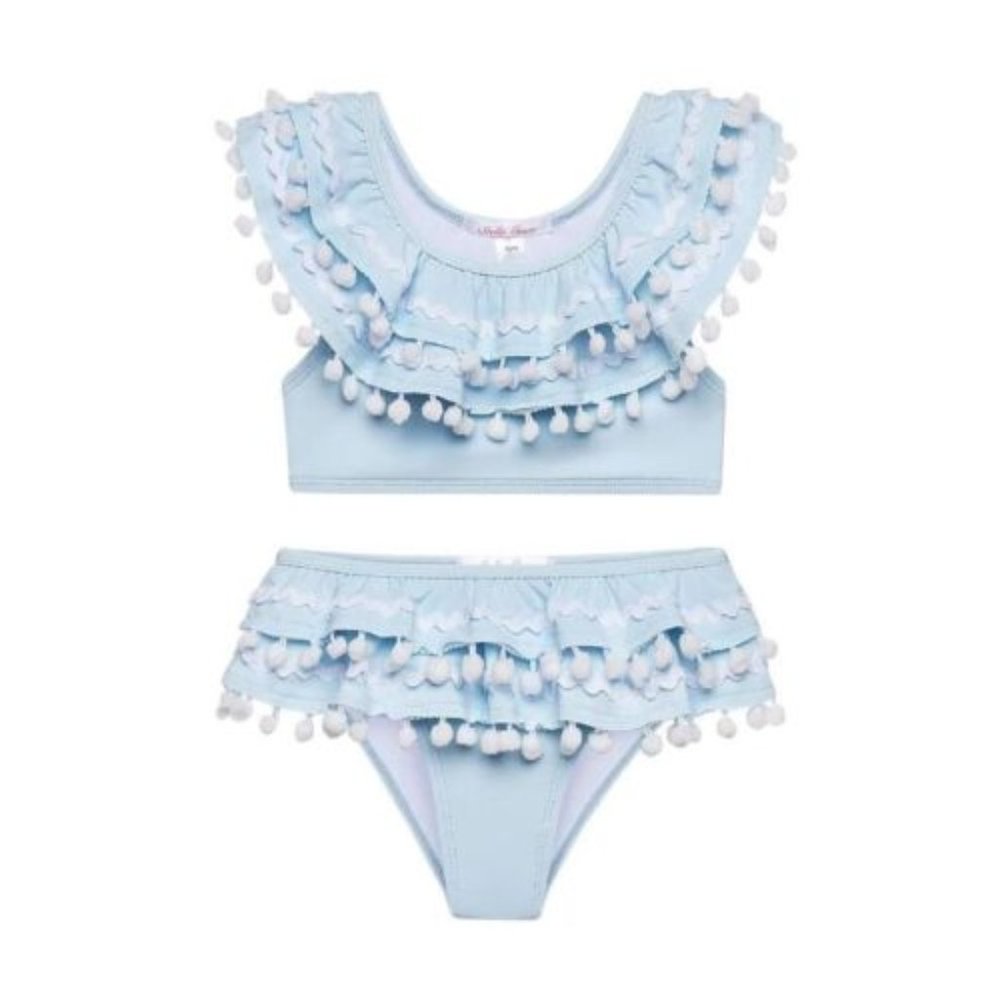 Stella Cove Girl's Light Blue Two-Piece Swimsuit Size 2 Years